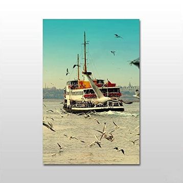 Technopa Vapur 60x30 cm Kanvas Tablo