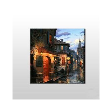 Technopa Yağmur Sonrası 110x110 cm Kanvas Tablo