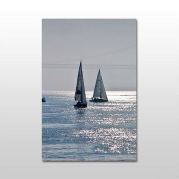 Technopa Yelkenli 80x40 cm Kanvas Tablo