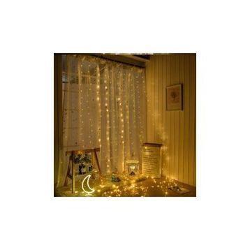 Technosmart Işık Kumandalı 300 Ledli 3 m x 3 m Peri Telli Perde Led