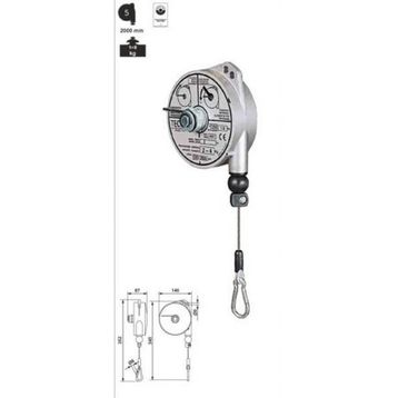 Tecna 9312 1-2 kg 1.6 m Havalı Balanser