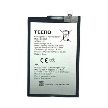 Tecno Pova 3 Bl-68AT Kodlu Batarya Pil