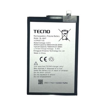 Tecno Pova 3 Bl-68AT Kodlu Batarya Pil