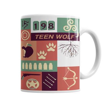 Teen Wolf Porselen Kupa Bardak