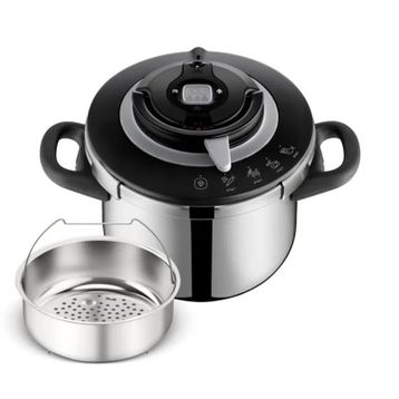 Tefal Clipso+ Chef 6 L Gümüş Düdüklü Tencere