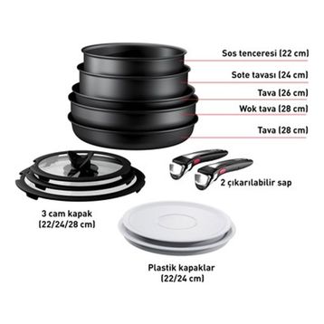 Tefal Ingenio Unlimited One 6X 12 Parça Büyük Tencere Tava Seti