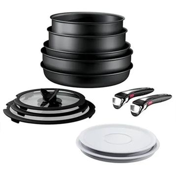 Tefal L3959953 Ingenio Unlimited On 12 Parça Siyah Tencere Seti