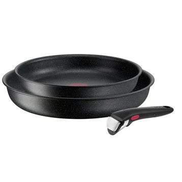 Tefal L39990 Ingenio Black Stone 3 Parça Tava Seti