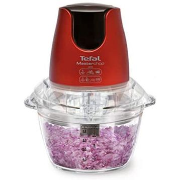 Tefal MasterChop Cam Rondo 500 W 1 lt Kapasiteli 1 Kademeli Doğrayıcı Kırmızı