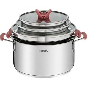 Tefal Optispace 6 Parça Çelik Tencere Seti