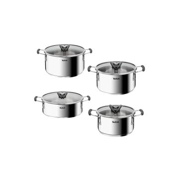 Tefal Optispace 8 Parça Çelik Tencere Seti