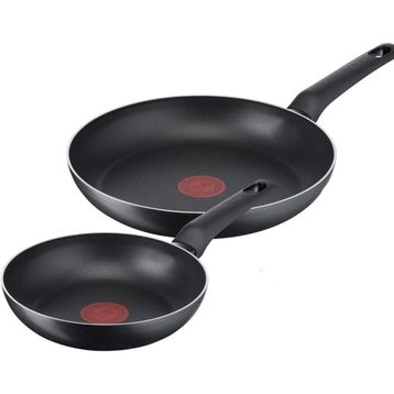 Tefal Titanyum 2X Xl Force 6 Parça Siyah Difüzyon Tabanlı Tava Seti