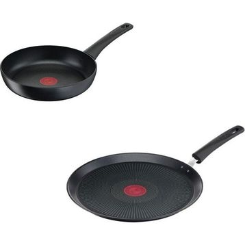 Tefal Titanyum 3x Ultimate One Siyah 20+25 cm Krep Tava Seti