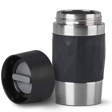 Tefal Travel Mug 0.3 lt Compact Siyah Termos