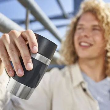 Tefal Travel Mug 0.3 lt Compact Siyah Termos