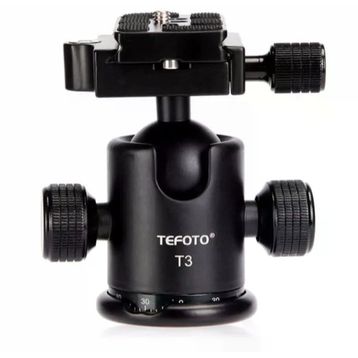 Tefoto T3 T1101 Kamera Tripod Top Kafa Ballhead