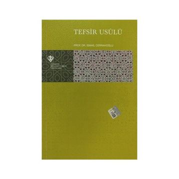 TEFSIR USULÜ - İSMAIL CERRAHOĞLU