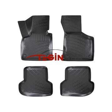 Tegin Audi A3 2003-2013 3D Siyah Havuzlu Paspas