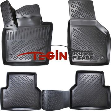 Tegin Audi Q3 2011-2018 3d Siyah Havuzlu Paspas