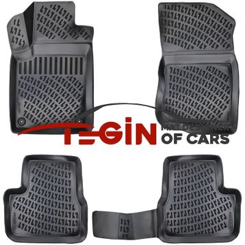 Tegin Citroen C3 2009-2016 3D Siyah Havuzlu Paspas