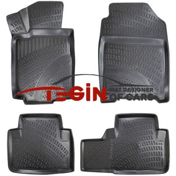 Tegin Honda CR-V 2011-2017 3D Siyah Havuzlu Paspas