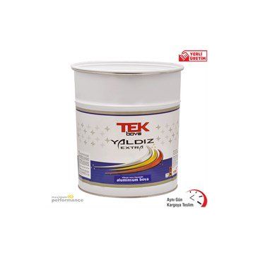 Tek 0.75 lt Alüminyum Yaldız Extra Yüksek Isıya Dayanıklı Boya