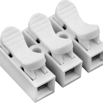 Tek-İş 3x0.50-2,5 mm 3 Adet Yaylı Basmalı Klemens