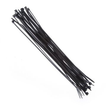 Tek-İş 523710 Siyah 200x2.5 mm 20'li Kablo Bağı