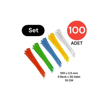 Tek-İş Kablo Bağı Cırt Kelepçe Set