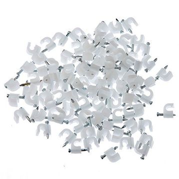Tek-İş Kroşe No 1 100 Adet Beton Çivili Kablo Tutucu