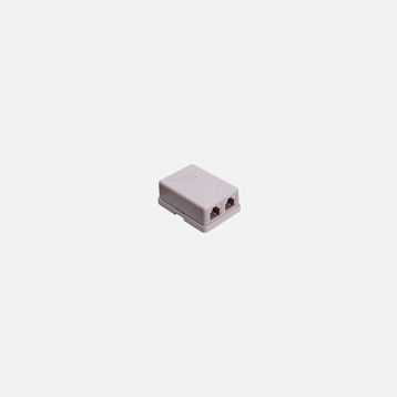 Tek-İş RJ-11 2 Çıkışlı Tek Hat Telefon Buatı