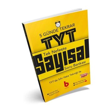 Tek Nefeste TYT Tekrar Sayısal Soru Bankası Basamak Yayınları
