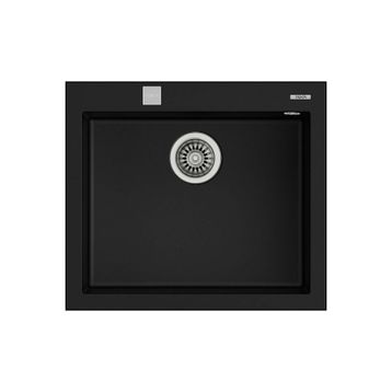Teka 115230005 Siyah Forsquare 50.40 TG Tek Gözlü Damlalıksız Granit Eviye
