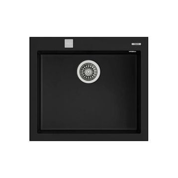 Teka 115230005 Siyah Forsquare 50.40 TG Tek Gözlü Damlalıksız Granit Eviye