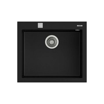 Teka 115230005 Siyah Forsquare 50.40 TG Tek Gözlü Damlalıksız Granit Eviye