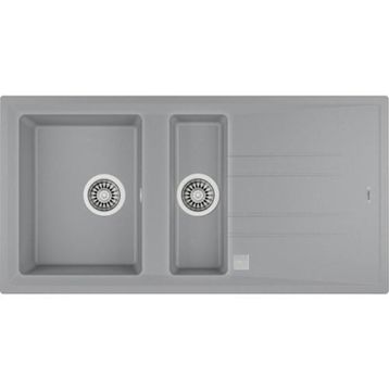 Teka 115360007 Stone 60 B-TG 1,5 Hazneli Metalik Gri Tegranite Eviye