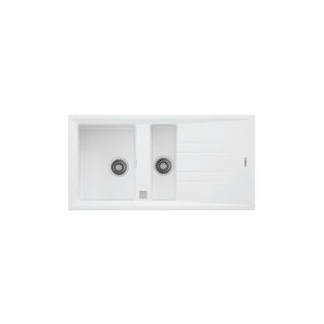 Teka 60 B-TG Stone Beyaz Granit Eviye