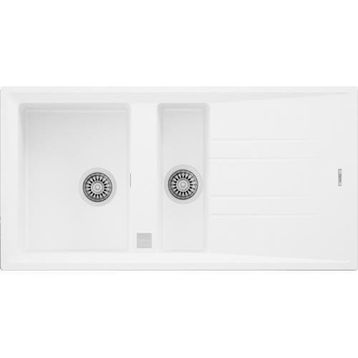 Teka 60 B-TG Stone Beyaz Granit Eviye