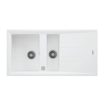 Teka 60 B-TG Stone Beyaz Granit Eviye