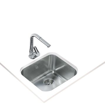 Teka Be Linea 45.40 Paslanmaz Çelik Tek Göz Tezgah Altı Eviye