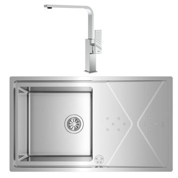 Teka Brooklyn 50 M-XP 1B 1D Çelik Eviye