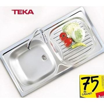 Teka Ebm 45 Sol Paslanmaz Çelik Mutfak Eviyesi