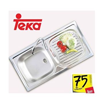Teka Ebm 45 Sol Paslanmaz Çelik Mutfak Eviyesi