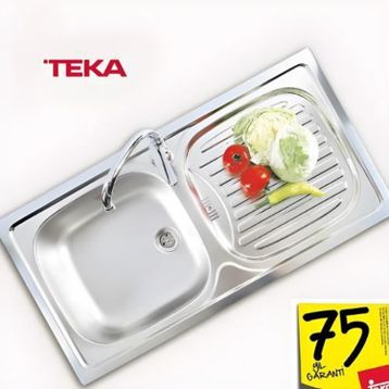 Teka Ebm 45 Sol Paslanmaz Çelik Mutfak Eviyesi
