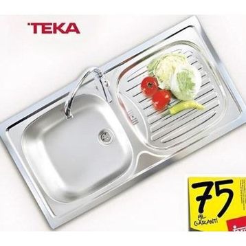 Teka Ebm 45 Sol Paslanmaz Çelik Mutfak Eviyesi