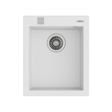 Teka Forsquare 34.40 TG Tezgah Üstü Beyaz Granit Evye