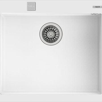 Teka Forsquare 50.40 TG Tezgah Üstü Beyaz Granit Evye