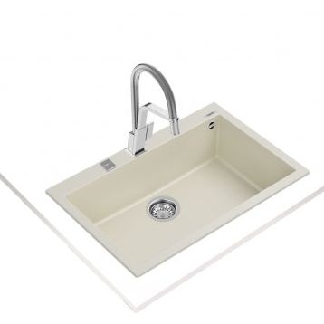 Teka Forsquare 72.40 TG Bright Cream Renkli Granit Eviye