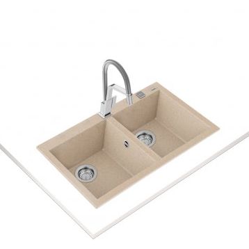 Teka Forsquare 790 TG Avena Beige Renkli Granit Eviye