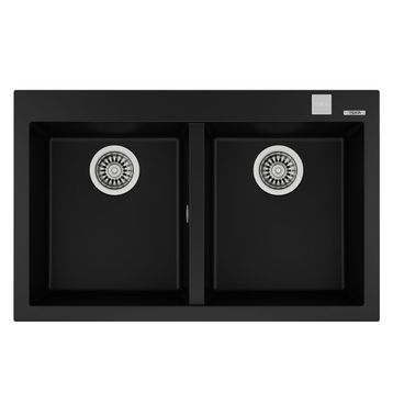 Teka Forsquare 790 TG Black Renkli Granit Eviye